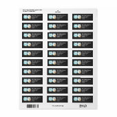 Étiquette Épouse de hibou et de la chambre mignonne Couple M (Feuille entière)