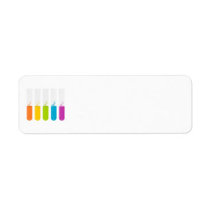 Étiquette éprouvettes-tubes-155769 éprouvettes réactifs c
