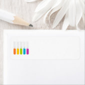 Étiquette éprouvettes-tubes-155769 éprouvettes réactifs chim (En situation)