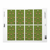 Étiquette Équipe de football jouet (Feuille entière)