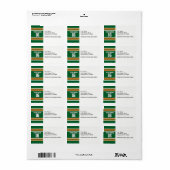 Étiquette Équipe de strip-tease Jersey (Feuille entière)