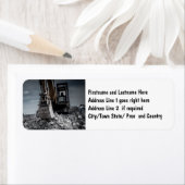 Étiquette Équipement de démolition Patinage Steer Backhoe (En situation)