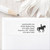 Étiquette équitation féminine cheval - Choisir la couleur ar (En situation)