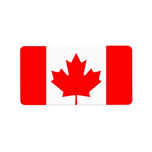 Étiquette Érable canadien (Devant)