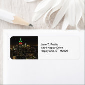 Étiquette ESB Christmas Colours à la nuit 01 (En situation)