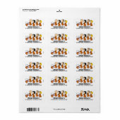 Étiquette ESPACE | La Bande D'Arachides (Feuille entière)