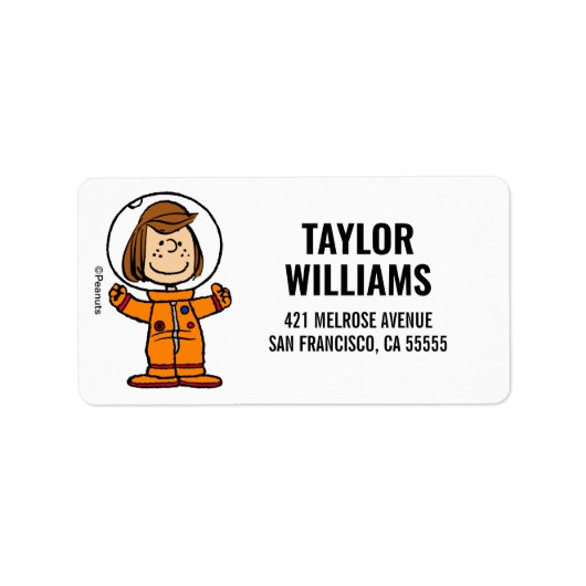 Étiquette ESPACE | Peppermenthe Patty Astronaut (Devant)