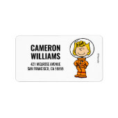 Étiquette ESPACE | Sally Astronaut (Devant)