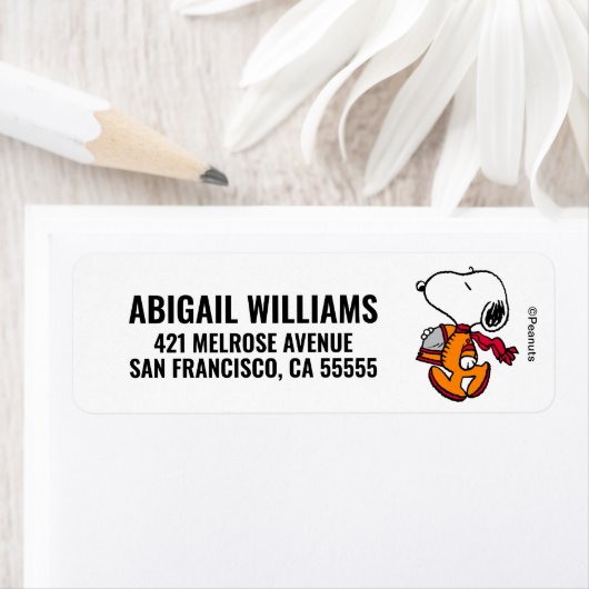 Étiquette ESPACE | Snoopy (En situation)