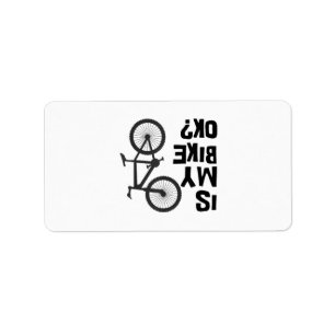 Étiquette Est Mon Vélo OK Funny VTT