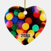 Étiquette et ornement de cadeau de la photo du (Dos)