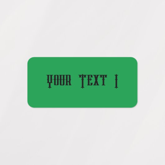 Étiquette étanche mini-rectangle (Design 1)