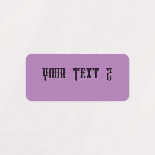 Étiquette étanche mini-rectangle (Design 2)