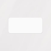 Étiquette étanche mini-rectangle personnalisé (Design 1)