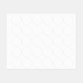 Étiquette étanche mini-rectangle personnalisé (Feuille)