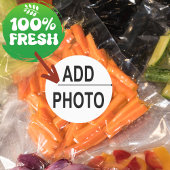 Étiquette étanche moyen, ajouter du texte, ajouter