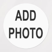 Étiquette étanche moyen, ajouter du texte, ajouter (Design 1)