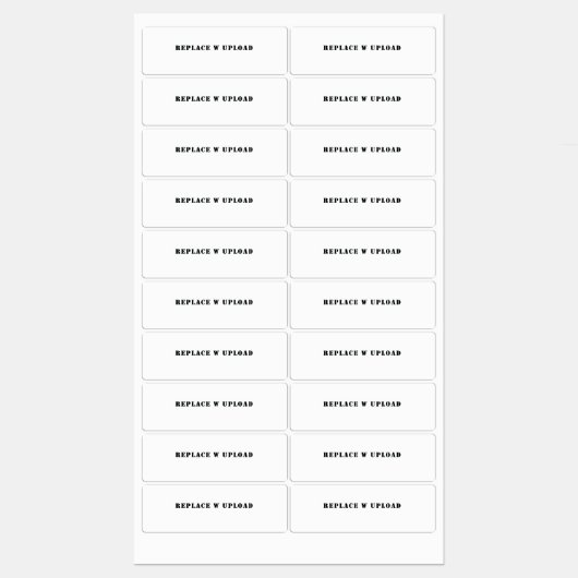 Étiquette étanche pour les entreprises, les artist (Feuille)