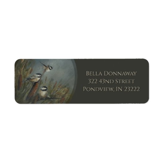 Étiquette Étang des mésanges (Devant)