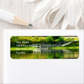 Étiquette Étang miroir (En situation)