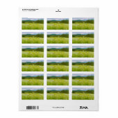 Étiquette Été à Hälsingland - Helsingia (Feuille entière)