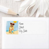 Étiquette Été Bruxelles Griffon (En situation)