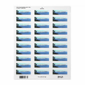 Étiquette Été de Smokey Mountain (Feuille entière)