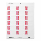 Étiquette Été Merveilleux aux Fruits Rouges (Feuille entière)