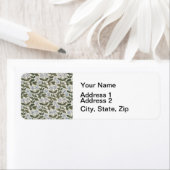 Étiquette Été Périwinkel Fleur Plutôt Élégant Floral (En situation)