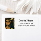 Étiquette Éthérée Enchantée fille angélique Abstrait Ai Art (En situation)