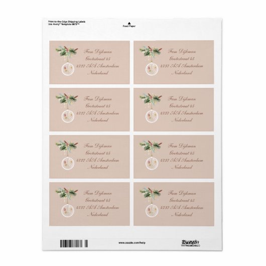 Étiquette Etiket (Feuille entière)