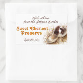 Étiquette étiquette à confiture de châtaignes sucr (Sac)