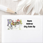 ÉTIQUETTE **ÉTIQUETTE D'ADRESSE DE RETOUR** (En situation)