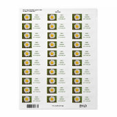 ÉTIQUETTE **ÉTIQUETTE DE ADRESSE DE DAISY LOVER** (Feuille entière)