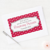 Étiquette étiquette de confiture de framboise ou d (Enveloppe)