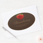Étiquette étiquette fraise (Enveloppe)