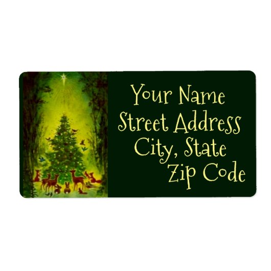 Étiquette Étiquettes, feuille de beau millésime Noël_1950 (Devant)