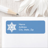 Étiquette Étoile blanche de David (En situation)