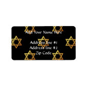 Étiquette Étoile de David (Devant)