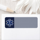 Étiquette Étoile de vie Services Médicales d'urgence paraméd (En situation)