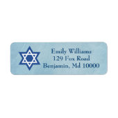 Étiquette Étoile juive de David (Devant)