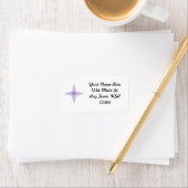 Étiquette Étoile violette (En situation)