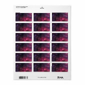 Étiquette Étoiles étoile Espace extra-atmosphérique Galaxie  (Feuille entière)