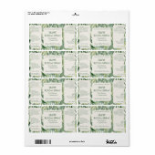 Étiquette Eucalyptus de verdure Botanique Spray produit bout (Feuille entière)