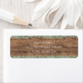 Étiquette Eucalyptus Dusty Rose Address Labels | Greenery (En situation)