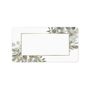 Étiquette Eucalyptus Feuilles & Pine Blond do-it-yourself Im
