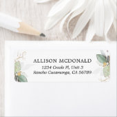 Étiquette Eucalyptus Gold Foliage vert (En situation)