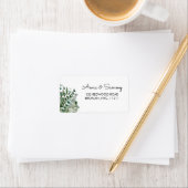 Étiquette Eucalyptus Green Feuilles Adresse de feuillage (En situation)