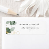 Étiquette Eucalyptus Vert Succulent (En situation)