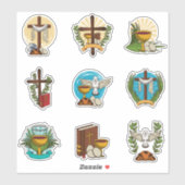 Étiquette Eucharistie (Feuille)